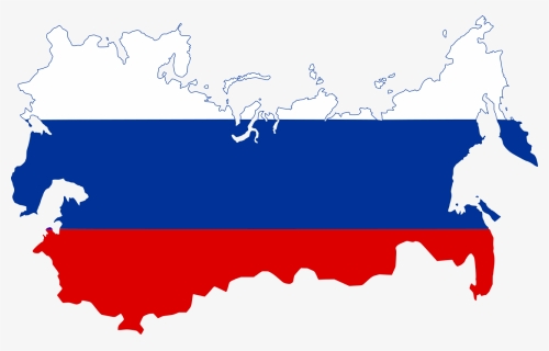 World Map In Russian Language, Rec Big - Flag Russia Map Png, Transparent Png, Free Download