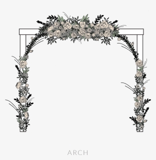 Wedding Menu Pics Words-04 - Floral Design, HD Png Download, Free Download