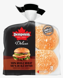 Dempster"s® Deluxe Whole Wheat Sandwich Buns - Dempsters, HD Png Download, Free Download