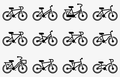 Bicicleta Icons Vector - Bicicletas Vector Png, Transparent Png, Free Download