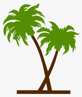 Palm Tree Outline Png, Transparent Png, Free Download