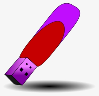 Usb Flash Drive Memory Stick Vector Clip Art - Usb Flash Drive, HD Png Download, Free Download