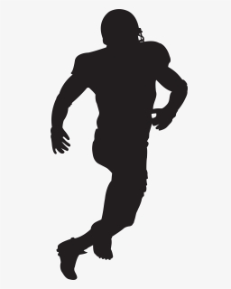 American Football Player Silhouette Clip Art Image - Black American Football Players Png, Transparent Png, Free Download