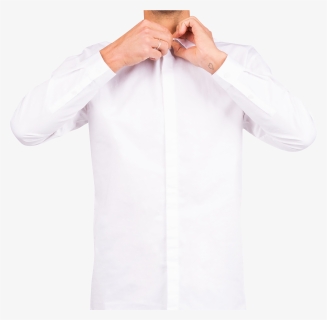 Man Buttoning Shirt - Standing, HD Png Download, Free Download