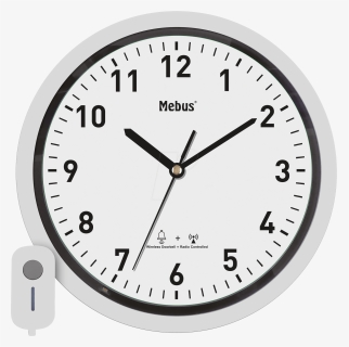Radio Doorbell With Wall Clock Mebus - Clock, HD Png Download, Free Download