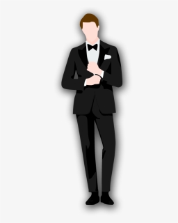 Black Tie - Tuxedo, HD Png Download, Free Download