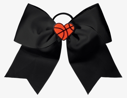 Chasse I Heart Basketball Hair Bow - Tuxedo, HD Png Download, Free Download