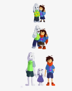 Dreemurr Sibling Squad By Tc-96 - Undertale Comics Growth Spurt, HD Png Download, Free Download