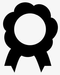 Award Flower Shape Symbolic Medal With Ribbon Tails - Shape Medali, HD Png Download, Free Download