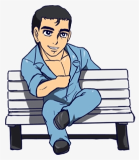 Sitting Man Male Human Behavior Standing Professional - Kuso Miso Technique, HD Png Download, Free Download