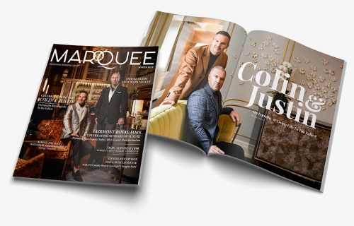 Marquee Magazine Colin And Justin, HD Png Download, Free Download