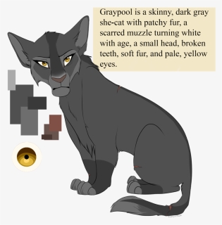 Graypool By Purespiritflower - Warrior Cat Profiles, HD Png Download, Free Download