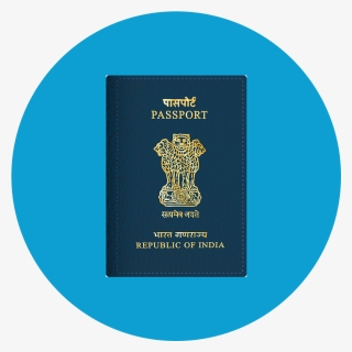 Transparent Passport Icon Png - Symbol On Indian Passport, Png Download, Free Download