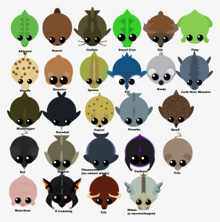 Mopeio Az Of Custom Animals They All Work In Game - Mope Io New Animals, HD Png Download, Free Download