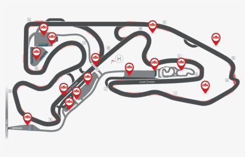 Race Track Png Image - Monticello Motor Club Track Map, Transparent Png, Free Download