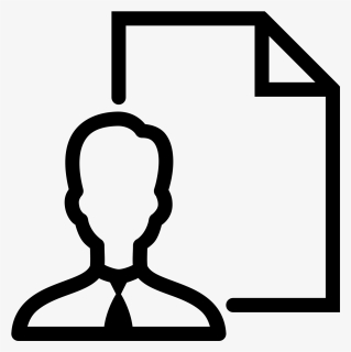 Profile Icon Png Black Download - Large File Transfer Icons, Transparent Png, Free Download