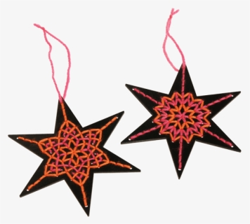 Wooden Ornaments "stars For Stitching - Flag Of Chicago, HD Png Download, Free Download