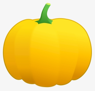 Transparent Cute Pumpkin Png - Yellow Pumpkin Clipart, Png Download, Free Download