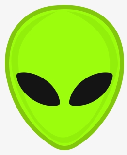 Green Transparent Alien Head, HD Png Download, Free Download