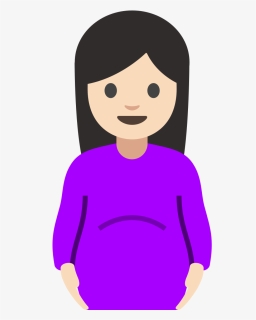 Mujer Embarazada Animada Gif Clipart , Png Download - Pregnant Clipart Gif,  Transparent Png - kindpng