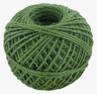 Green Jute Twine Ball 130m - Wool, HD Png Download, Free Download