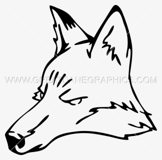 Wolf Silhouette Vinyl Decal - Coyote Cartoon Head, HD Png Download, Free Download