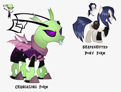 Thecreativeenigma, Changeling, Changelingified, Invader - Invader Zim Swap Au, HD Png Download, Free Download