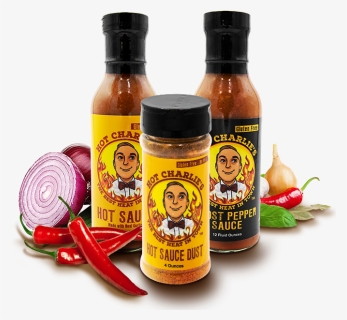 Hotcharlies Sauce Bottls 1 1 - Red Onion, HD Png Download, Free Download
