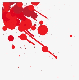 Blood Splatter Film Clip Art - Blood Splash Background Design, HD Png Download, Free Download