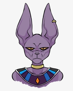Beerus , Png Download - Dragon Ball Z Beerus Head, Transparent Png, Free Download