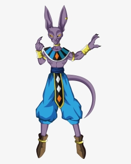 Lord Beerus Full Body Clipart , Png Download - Drawing Goku And Vegeta Vs Beerus, Transparent Png, Free Download