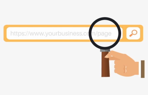 Graphic Icon Of Search Bar And Magnifying Glass With - Sign, HD Png Download, Free Download