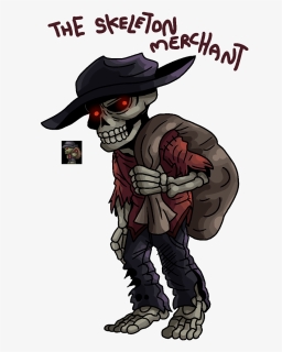 Terraria Skeleton Merchant, HD Png Download, Free Download