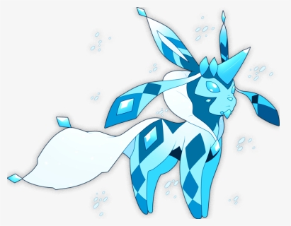 Pokemon Shiny Mega Glaceon Is A Fictional Character - Pokemon Shiny Glaceon, HD Png Download, Free Download