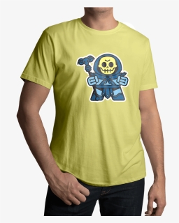 Skeletor T-shirt - Camisa Super Herói Branca, HD Png Download, Free Download
