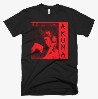 Akuma2-red2x Mockup Front Wrinkled Black - They Want Our Rhythm Not Your Blues, HD Png Download, Free Download