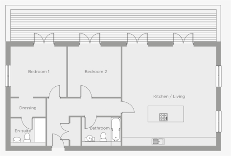 Hemingway Court Plans The Shakespeare - Floor Plan, HD Png Download, Free Download