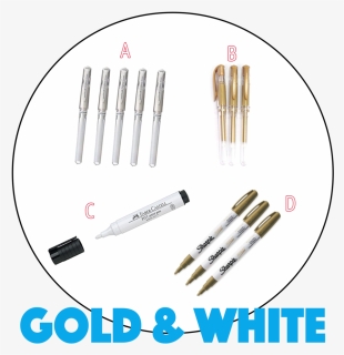 11 Goldwhite Site - Black Markers, HD Png Download, Free Download