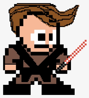 Anakin Skywalker Clipart , Png Download - Purple Guy Minecraft Pixel Art, Transparent Png, Free Download