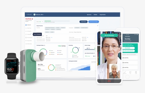 Thread Virtual Visits - Thread App Clinical Research, HD Png Download, Free Download