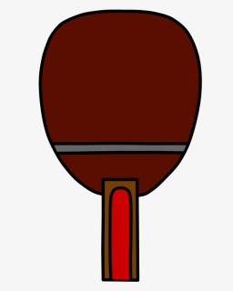 Ping Pong Paddle, Table Tennis, Dark Red - Ping Pong, HD Png Download, Free Download