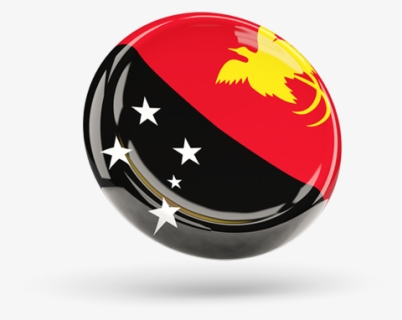 Shiny Round Icon - Papua New Guinea Flag, HD Png Download, Free Download