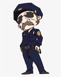 Clip Art Police Officer Openclipart - Police Officer Cops Cartoon, HD Png Download, Free Download