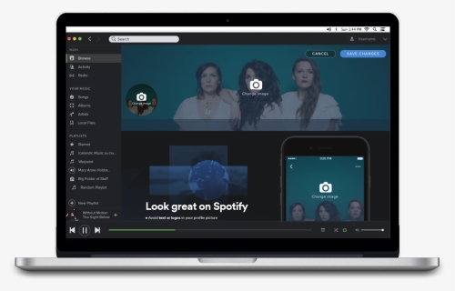 Independent Artists Can Now Change Spotify Artist Profile - Gadget, HD Png Download, Free Download
