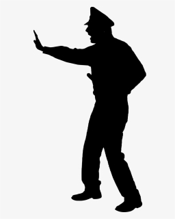 Transparent Police Officer Silhouette, HD Png Download, Free Download