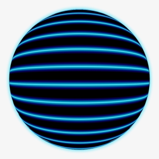 Blue Glow Ball - Circle, HD Png Download, Free Download