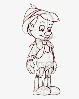 Pinocchio Tattoo Simply Kenna Clipart , Png Download - Pinocchio Drawing, Transparent Png, Free Download