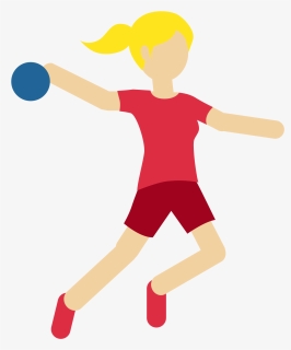 Dodgeball Clipart Cool - Playing Handball Emoji, HD Png Download, Free Download