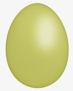 Plain Yellow Easter Egg Png Pic - Circle, Transparent Png, Free Download