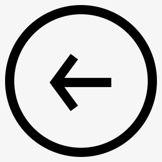 Back Left Arrow Circular Button - Check Icon, HD Png Download, Free Download
